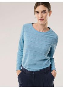 Walbusch Baumwollshirt Streifenstruktur LA