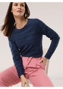 Walbusch Baumwollshirt Streifenstruktur LA