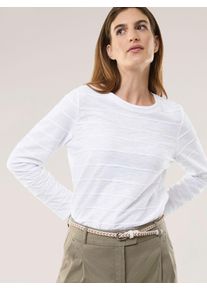 Walbusch Baumwollshirt Streifenstruktur LA