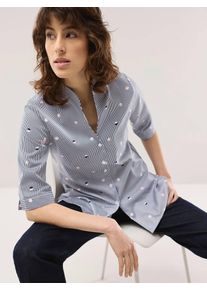 Walbusch Extraglatt-Bluse Kelchkragen