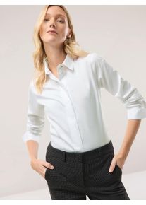 Walbusch Baumwollbluse mit langer Manschette