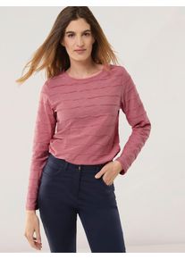 Walbusch Baumwollshirt Streifenstruktur LA