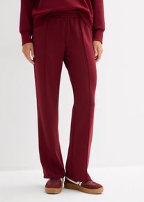 bonprix Scuba-Sweathose aus softem Viskose-Mix, rot, Gr.40/42 (M), Basic-Sweathose mit Biese in griffiger Qualit&auml;t, aus Viskose