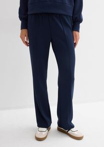bonprix Scuba-Sweathose aus softem Viskose-Mix, blau, Gr.36/38 (S), Basic-Sweathose mit Biese in griffiger Qualit&auml;t, aus Viskose