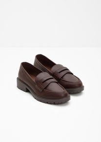 bonprix Loafer mit Profilsohle, braun, Gr.39, Sch&ouml;ner Loafer f&uuml;r einen modernen Auftritt