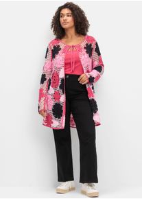 sheego Gro&szlig;e Gr&ouml;&szlig;en Stretch-Hose mit Shaping-Effekt, in Bootcut-Form, schwarz, Gr&ouml;&szlig;e 54 - Damen