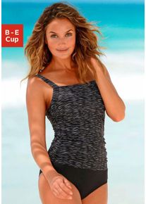 Kangaroos sheego Gro&szlig;e Gr&ouml;&szlig;en Badeanzug, schwarz-bedruckt, Gr&ouml;&szlig;e 48B - Damen