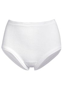 w&auml;schepur sheego Gro&szlig;e Gr&ouml;&szlig;en Slip in Frottee-Qualit&auml;t, 4 St&uuml;ck wei&szlig;, Gr&ouml;&szlig;e 46 - Damen