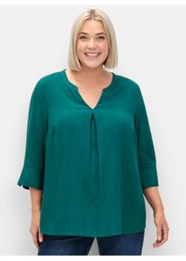 sheego Gro&szlig;e Gr&ouml;&szlig;en Tunika, petrol, Gr&ouml;&szlig;e 58 - Damen