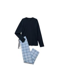 Tchibo - Pyjama - Herren - Gr. XL - dunkelblau/kariert