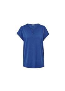 Tchibo - Shirt aus Leinenmix - Damen - Gr. S - blau