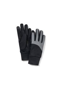 Tchibo - Windprotection-Handschuhe mit Reflektorbesatz - Unisex - Gr. 7,5 - schwarz