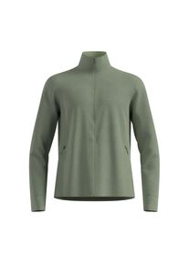 Odlo Herren Grid Fleece Midlayer Full Zip gr&uuml;n