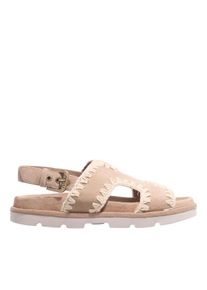mou Sandalen - Low Bio Sandal With Back Strap - Gr. 36 (EU) - in Beige - f&uuml;r Damen