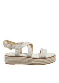 Michael Kors Espadrilles - Lynn Espadrille Sandal - Gr. 41 (EU) - in Wei&szlig; - f&uuml;r Damen
