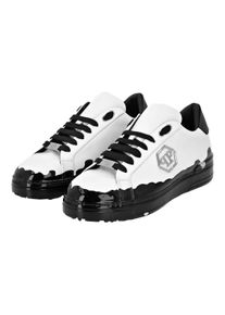 Philipp Plein Low-Top Sneaker - Lo-Top Turnschuhe Carson - Gr. 45 (EU) - in Schwarz - f&uuml;r Damen