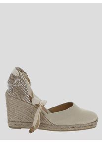 Castaner Sandalen - Classic Wedge Espadrilles With Braided Jute Heel - Gr. 41 (EU) - in Beige - f&uuml;r Damen