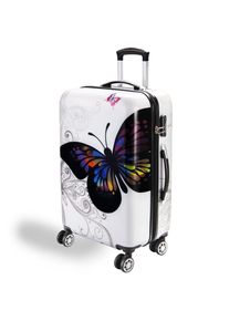 DeubaXXL DE Hartschalenkoffer Rollen 360&ordm; Reisekoffer Butterfly Polycarbonat 66L 104224