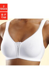 Petite Fleur sheego Gro&szlig;e Gr&ouml;&szlig;en Soft-BH, 2xwei&szlig;, Gr&ouml;&szlig;e 80C - Damen