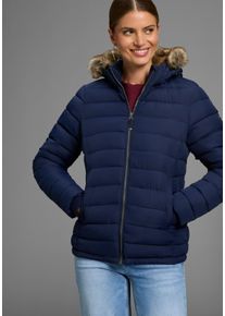 Polarino sheego Gro&szlig;e Gr&ouml;&szlig;en Steppjacke, marine, Gr&ouml;&szlig;e 46 - Damen