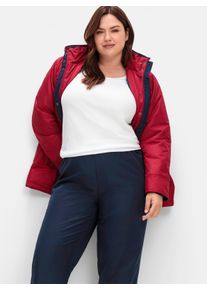 sheego Gro&szlig;e Gr&ouml;&szlig;en Thermohose mit w&auml;rmendem Futter, marine, Gr&ouml;&szlig;e 56 - Damen