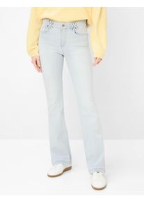 Brax Damen Boot Style SHAKIRA BOOT USED BLEACHED BLUE, denim hellblau, Gr. 36