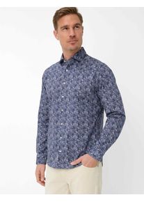 Brax Herren Hemd Style HAROLD marine, dunkelblau, Gr. L