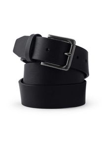 LANDS' END Lederg&uuml;rtel im Vintage-Stil, Herren,  Schwarz, Leder, by Lands' End