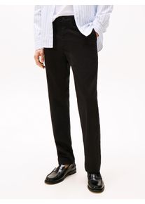 Chinohose Tommy Hilfiger "DENTON CHINO 1985 PIMA COTTON", Herren, Gr. 36, L&auml;nge 32, schwarz, Twill, Obermaterial: 96% Baumwolle, 4% Elasthan, straight fit kn&ouml;chellang, Hosen Chinohose, von der Kollektion aus 1985 inspiriert