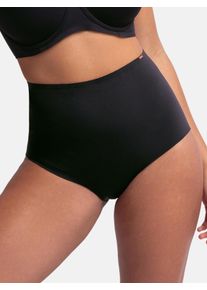 Slip Dorina "High Waisted Midi", Herren, Gr. XL, beige (beige, schwarz), Microtouch, Obermaterial: 74% Polyamid, 26% Elasthan, figurbetont, Unterhosen Slip, kaum sichtbar unter enger Kleidung