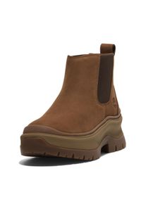 Chelseaboots Timberland "ROXIE LANEMID CHELSEA BOOT", Damen, Gr. 41, braun (rust nubuck), Leder, Schuhe Chelseaboots, Stiefelette, Winterschuhe, Ankle Boots