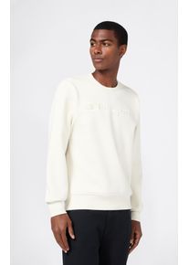 Sweatshirt Champion, Herren, Gr. S (44/46), wei&szlig;, Obermaterial: 70% Baumwolle, 30% Polyester, Rundhals, Sweatshirts Sweatshirt