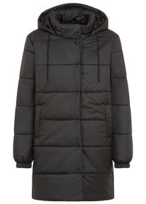 Steppmantel Vans, Damen, Gr. L (40), schwarz, Obermaterial: 100% Polyester, M&auml;ntel Steppmantel, aus Polyester, sportlicher Stil, mit Kapuze