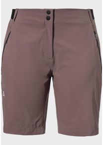 Sch&ouml;ffel Shorts SCH&Ouml;FFEL "Shorts Style Blaustein WMS", Damen, Gr. 34, Normalgr&ouml;&szlig;en, lila (3905, braun), Oberstoff: 86% Nylon, 14% Elasthan, Hosen Shorts