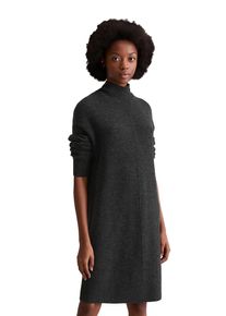 Marc O'Polo Strickkleid MARC O'POLO DENIM, Damen, Gr. L, N-Gr, anthra melange, Strick, Obermaterial: 72% Schurwolle, 26% Polyamid, 2% Elasthan, meliert, knieumspielend, Rippb&uuml;ndchen, Kleider Strickkleid, softer Woll-Mix, regular fit