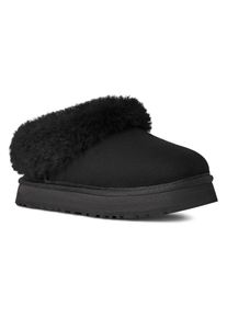 UGG Australia Clog UGG "TAZZELLE", Damen, Gr. 5 (37), schwarz, Lammfell, Veloursleder, Schuhe Clog, Winterboots, Hausschuh zum Schlupfen