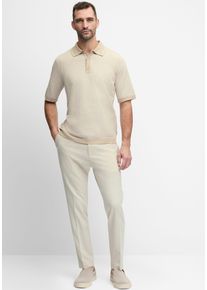 Stoffhose Cinque "CIBEPPE", Herren, Gr. 58, N-Gr, braun, Web, Obermaterial: 66% Polyester, 28% Viskose, 6% Elasthan, unifarben, gerade, unten schmal lang, Hosen Stoffhose, Tapered-Fit, mit dezenter Struktur, normale Leibh&ouml;he