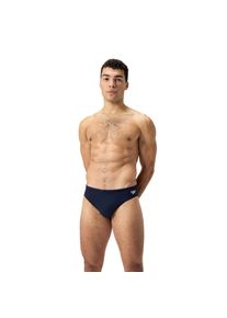 Badehose Speedo "Badehose Brick", Herren, Gr. 7, N-Gr, blau (navy), Microfaser, Polyester, unifarben, Badehosen Badehose, mit Tunnelzugbund, chlorbest&auml;ndig, schnelltrocknend