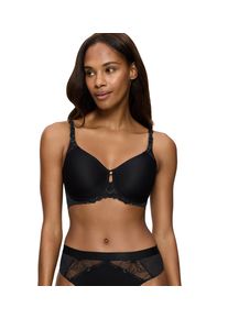 Minimizer-BH Triumph "Wild Azalea Florale", Damen, Gr. 70, Cup E, schwarz, Microtouch, Obermaterial: 77% Polyamid, 20% Elasthan, 3% Polyester, bestickt, unifarben, k&ouml;rpernah, BHs Minimizer-BH, Spitzendetails, Satin-Jacquard, Tr&auml;ger verstellbar