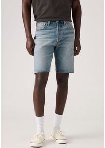 Levi's Bermudas LEVI'S "501 ORIGINAL SHORTS", Herren, Gr. 31, N-Gr, on the way shorts, Denim/Jeans, Obermaterial: 99% Baumwolle, 1% Elasthan, unifarben, normal kniefrei, Hosen Bermudas, Jeans-Bermudas mit Stretch, der Klassiker 501 ORIGINAL