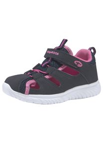 Sneaker Kangaroos "KI-Rock Lite EV", M&auml;dchen, Gr. 21, bunt (dk, navy, daisy, pink), Synthetik, Textil, Schuhe Sneaker, mit Klettverschluss