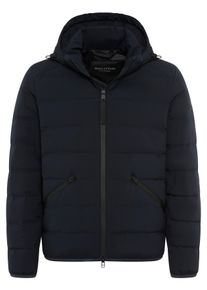 Marc O'Polo Steppjacke MARC O'POLO, Herren, Gr. L, schwarz, Web, Obermaterial: 80% Polyester, 20% Polyurethan. Futter: 100% Polyamid. Wattierung: 80% Daunen, 20% Federn, regular fit normal, Jacken Steppjacke, regular fit, aus wasserdichter Performance-Fabric