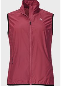 Sch&ouml;ffel Funktionsweste SCH&Ouml;FFEL "Vest Style Cannobio WMS", Damen, Gr. 36, rot (3750, rot), Oberstoff: 100% Nylon; (Coating: Polyurethan), ohne Ausschnitt, Westen Funktionsweste