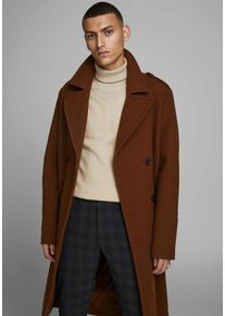 Jack & Jones Rollkragenpullover JACK & JONES "Emil Knit Roll", Herren, Gr. L, beige, Obermaterial: 60% Baumwolle, 20% Nylon, 20% Viskose, schmal h&uuml;ftbedeckend, Rundhals, Pullover Rollkragenpullover