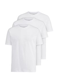 T-Shirt OLYMP, Herren, Gr. XL, wei&szlig;, Single Jersey, Obermaterial: 100% Baumwolle, unifarben, Basic, tailliert normal, Rundhals, Shirts T-Shirt, Rundhalsausschnitt, modern fit, reine Baumwolle