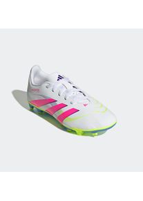 Fu&szlig;ballschuh adidas Performance "PREDATOR CLUB KIDS FG/MG", Kinder, Gr. 31, cloud wei&szlig;, lucid pink, lucid lemon, Synthetik, Schuhe Fu&szlig;ballschuh, f&uuml;r Rasenpl&auml;tze, f&uuml;r Kinder & Jugendliche