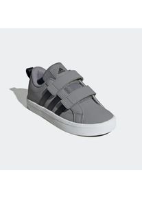 Klettschuh adidas Sportswear "VS PACE 2.0 KIDS", M&auml;dchen, Gr. 31, schwarz-wei&szlig; (grau three, core schwarz, cloud wei&szlig;), Synthetik, Textil, Schuhe Klettschuh, f&uuml;r Kinder