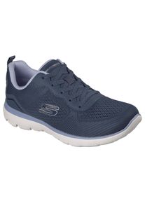 Sneaker Skechers "SUMMITS", Damen, Gr. 40, navy, Textil, Schuhe Sneaker, Schn&uuml;rschuh, Freizeitschuh, Halbschuh mit Memory Foam