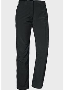 Sch&ouml;ffel Outdoorhose SCH&Ouml;FFEL "Pants Engadin1 Warm L", Damen, Gr. 80, Kurzgr&ouml;&szlig;en, schwarz (9990, schwarz), Oberstoff: 89% Nylon, 11% Elasthan; Futter: 100% Polyester, Hosen Outdoorhose