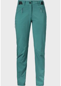 Sch&ouml;ffel Outdoorhose SCH&Ouml;FFEL "CIRC Pants Looop L", Damen, Gr. 46, Normalgr&ouml;&szlig;en, gr&uuml;n (6755, gr&uuml;n), Oberstoff : 100% Polyester, Hosen Outdoorhose
